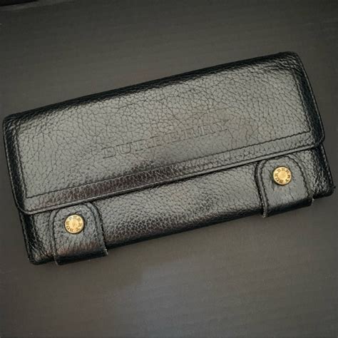 burberry pebbled-leather wallet|authentic burberry wallet.